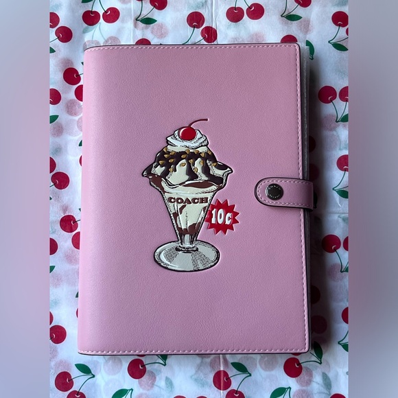 🍨🍒🍨 COACH NOTEBOOK WITH BOARDWALK GRAPHIC 🍨🍒🍨 NWT 🍨🍒🍨 - Picture 14 of 16